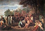 WEST, Benjamin The Treaty of Penn with the Indians. oil painting reproduction